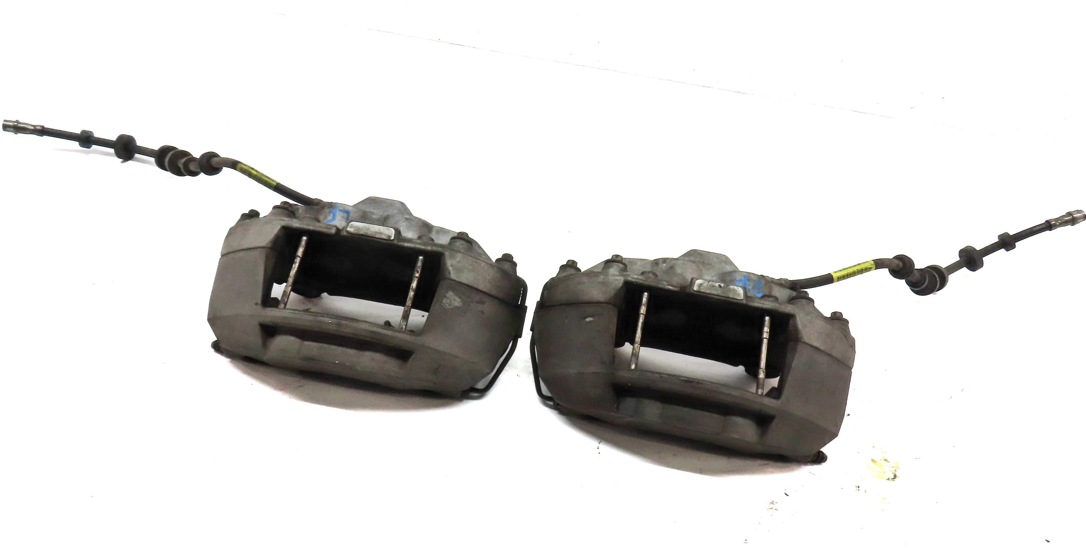 13-17 AUDI Q5 (B8 8R) FRONT LEFT & RIGHT BRAKE CALIPER SET (BREMBO 320mm ROTOR) — exact item pictured